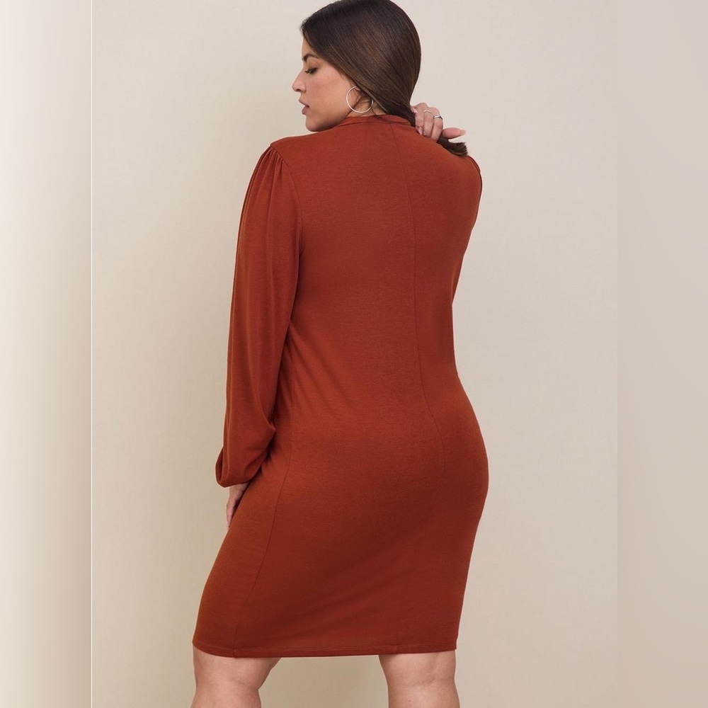 TORRID Mini Jersey Blouson Sleeve Bodycon Dress - Picture 4 of 4